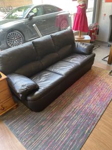 3+1+1 leather sofa