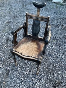 antique barbers chair
