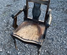 antique barbers chair