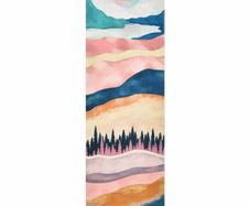 Mountain Tapestry Sunset Tapestries Forest Tree Tapestry Wall Hanging Nature Landscape Tapestry for Room (MULTIPLE STYLES)