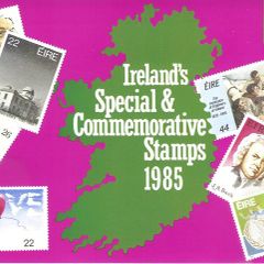 1985 Ireland Stamp Year Pack MNH. See scan for stamps included. All stamps Mint Never Hinged.
