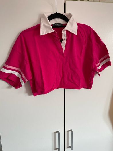 crop polo top