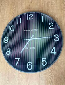 Thomas Kent Wall clock Round Purple/Silver 74cm