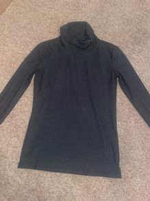 black sweater