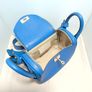 handbag Genuine Leather Handbag Blue  Lindy Style Dupe  Like New! Image 4