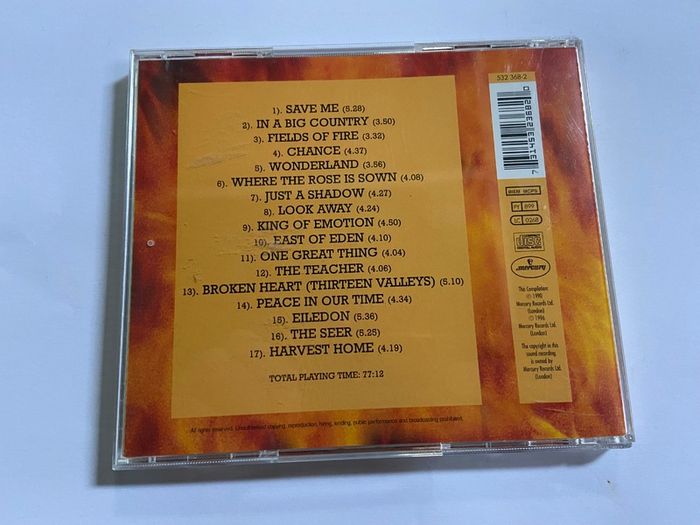 Big Country Greatest Hits CD Through a Big Country