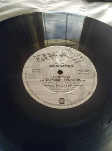 Scandalous Vinyl Lp Irish Pressing Imagination