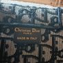Authentic Christian Dior Large Book Tote - Blue Dior Oblique Embroidery Image 5
