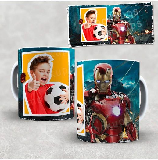 Selfie with Superheroes Gift Novelty Mug