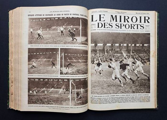Le Miroir des Sports 1924  1925  Complete Bound Volume 686 Pages Paris Olympics