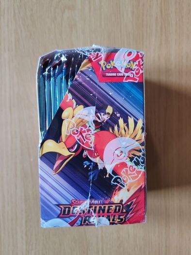 Pokemon TCG: New & Factory Sealed - Destined Rivals - Half Booster Box (18 Packs)