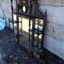 Antique mahogany over mantle piece Image 2