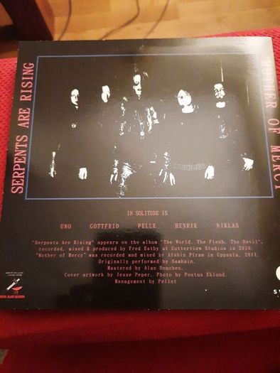 IN SOLITUDE: Serpents Are Rising/Mother Of Mercy - 7 inch
