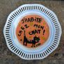 2 Fancy Painted Side Plates (used). Image 2