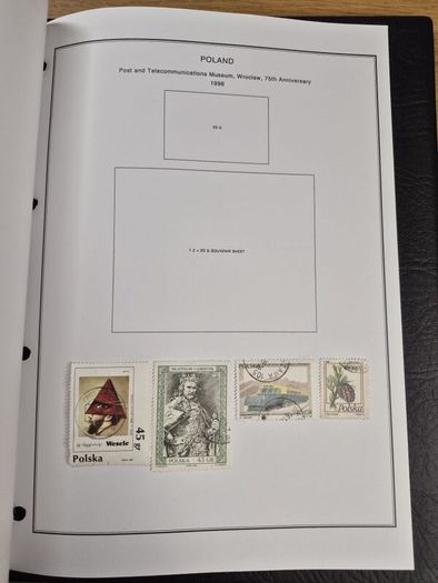 Poland stamps in album 1984 -1996