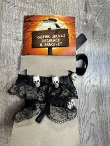 Gothic Skull Bracelet for Halloween