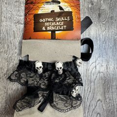 Gothic Skull Bracelet for Halloween