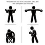 30KG Adjustable Dumbbells Weight Set Dumbbell Hand Weight for Body Fitness Lifting Training for Home Office Gym Black Image 2
