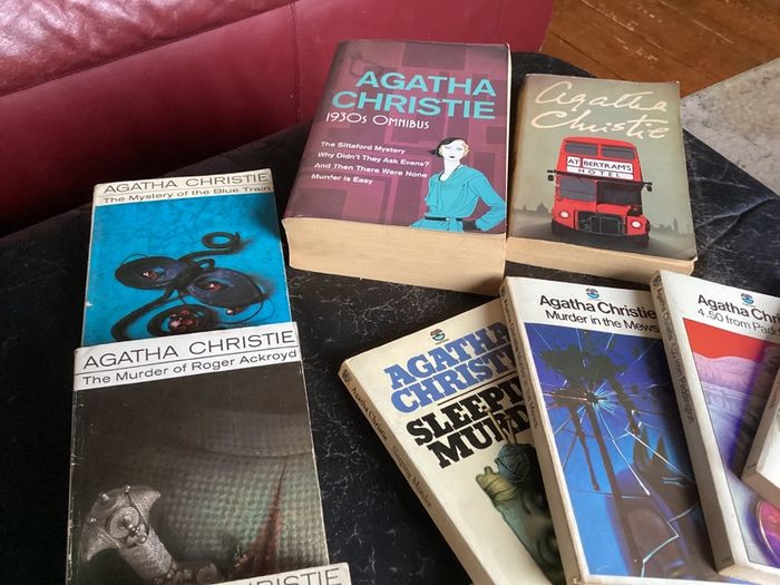 Vintage Agatha Christie Crime Fiction Book Bundle