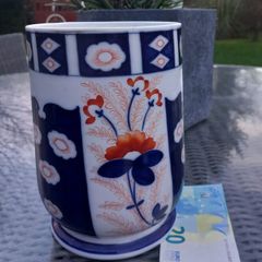 Antique Schoenau Bros Imari Japanese porcelain vase, D18