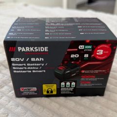 Parkside Performance 8AH 20V Second Generation Smart Bluetooth Battery.