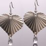 Heart shaped earrings- handmade different types Image 2