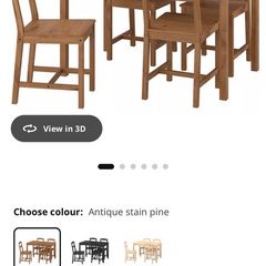 Ikea Jokkmokk Table And 4 Chairs