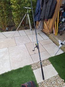 12 ft rod reel and tripod