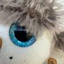 Ty Beanie Boo Buttons the Snowman approx. 6" Plush Dirty Please see photos Image 2
