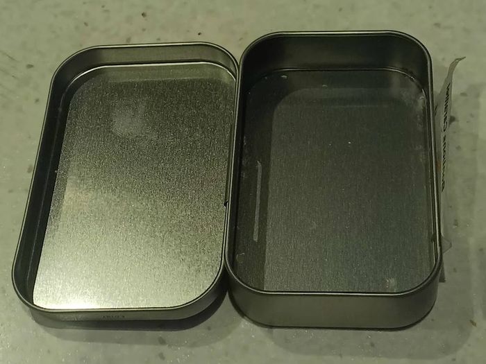 Tin box from Nice, France