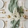 Sage green tablecloth Image 3