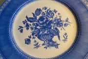 Stunning Queens Blue Hanging Plate By May Gilliatt.