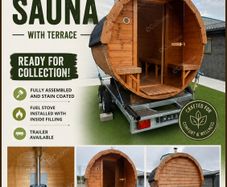 Ecohome.ie 2.5m Sauna with Fuel Stove