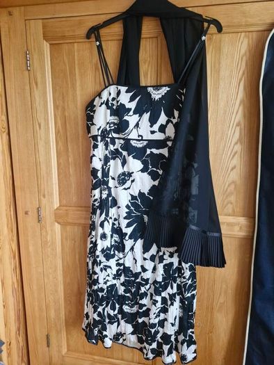 Black and white dress
