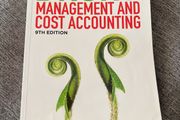 Management and Cost Accounting