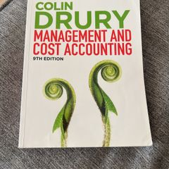 Management and Cost Accounting