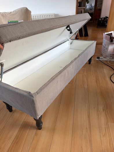 Ikea bench with storage