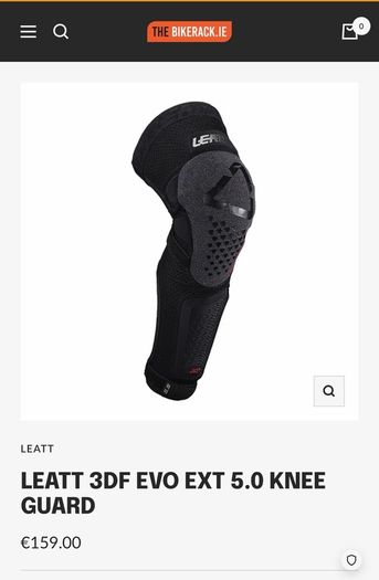 MTB Leatt Knee Guards Large - New