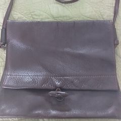 Brown Leather Handmade Shoulder Bag