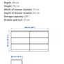 Ikea Malm Chest of 6 drawers Image 5