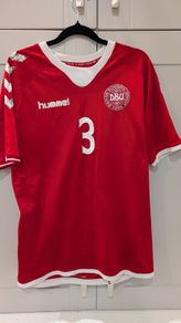 Denmark #3 Vestergaard medium jersey