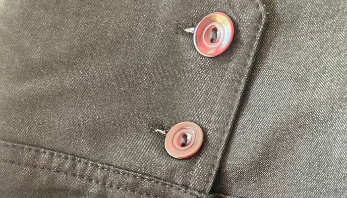 dark grey trousers