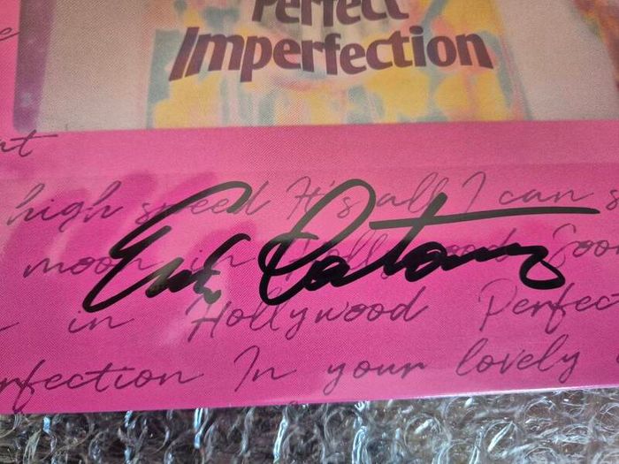 Eric Cantona Signed sealed Vinyl Record Perfect Imperfection