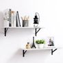 New Set of 2 White Floating Shelves - FREE P&P Image 3