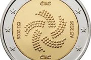 Ireland 2 Euro Commemorative Coin 2026 - Presidency of the Council of the EU. Uncirculated.