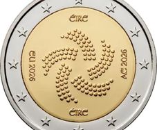 Ireland 2 Euro Commemorative Coin 2026 - Presidency of the Council of the EU. Uncirculated.