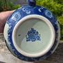 Blue and White Ceramic Chamber pot with handle Image 6