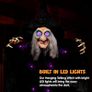 72 Inch Hanging Animated Talking Witch Decoration with Light-up Eyes and sound activation function for Halloween Haunted House Prop Image 6