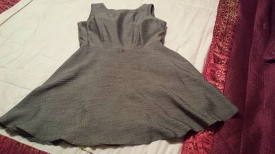 Silver grey doll style dress