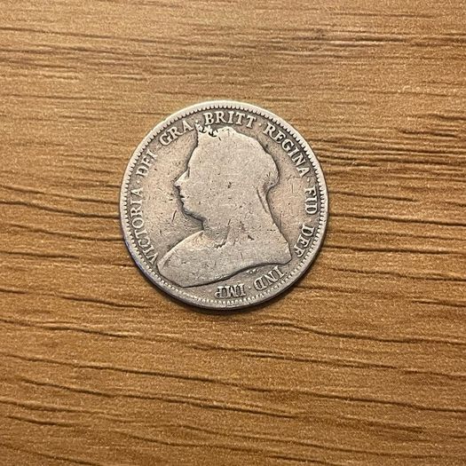 1893 Silver Shilling, UK